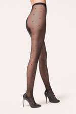 Load image into Gallery viewer, Exclusive fancy tights manufactured from Lycra fibres double braided with polyamide.
